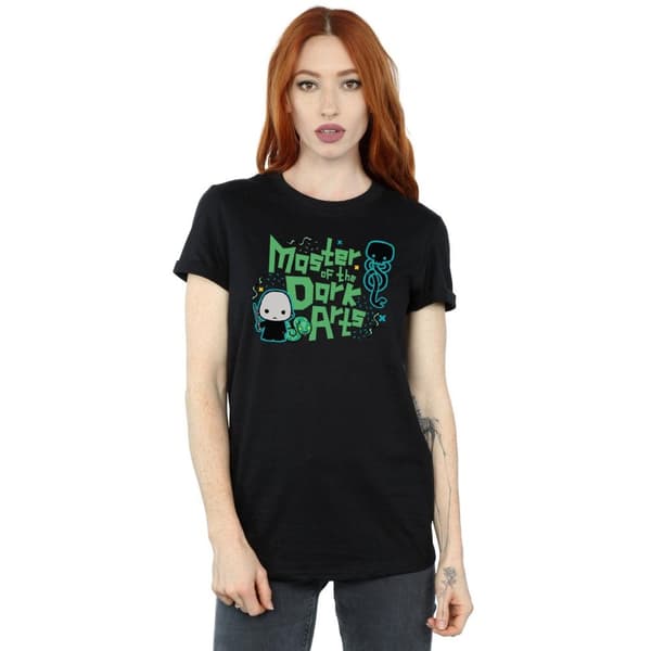 Harry Potter Womens/Ladies Voldemort Dark Arts Junior Cotton Boyfriend T-Shirt