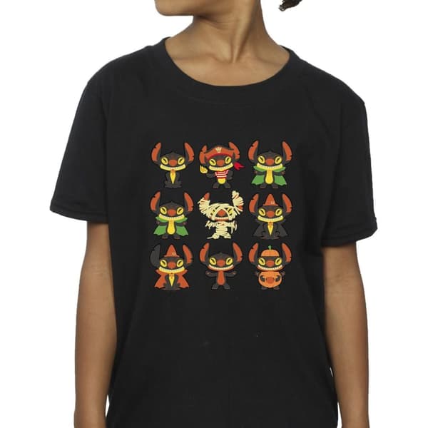 Disney Lilo & Stitch - Halloweenkostymer - T-shirt i bomull för flickor