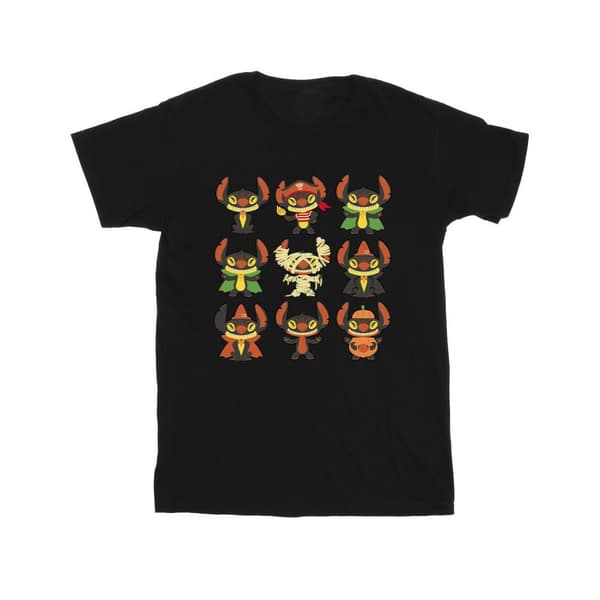 Disney Lilo & Stitch - Halloweenkostymer - T-shirt i bomull för flickor