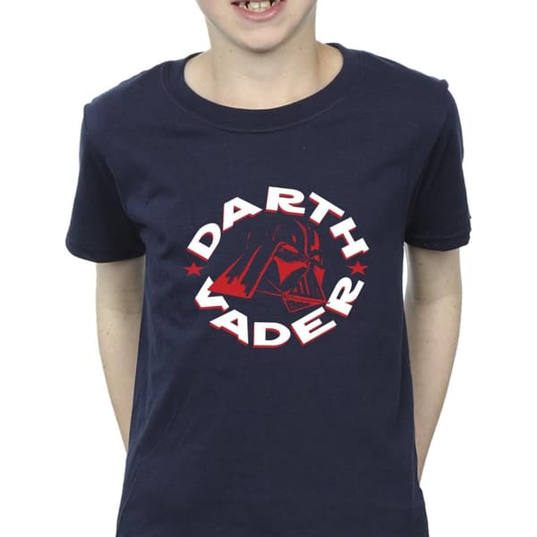 Star Wars Boys Darth Vader Badge T-Shirt