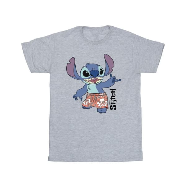 Disney Girls Lilo & Stitch Bermuda Shorts Cotton T-Shirt
