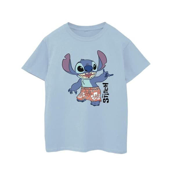 Disney Girls Lilo & Stitch Bermuda Shorts Cotton T-Shirt