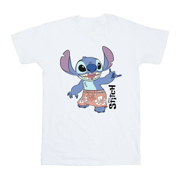 Disney Girls Lilo & Stitch Bermuda Shorts Cotton T-Shirt