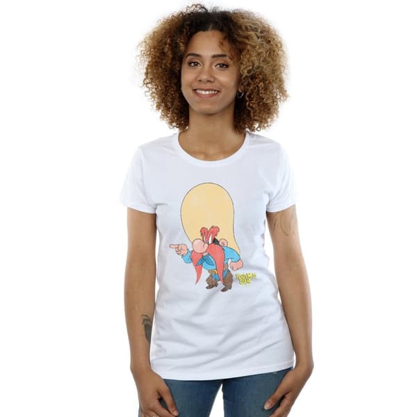 Looney Tunes Womens/Ladies Yosemite Sam Distressed Cotton T-Shirt