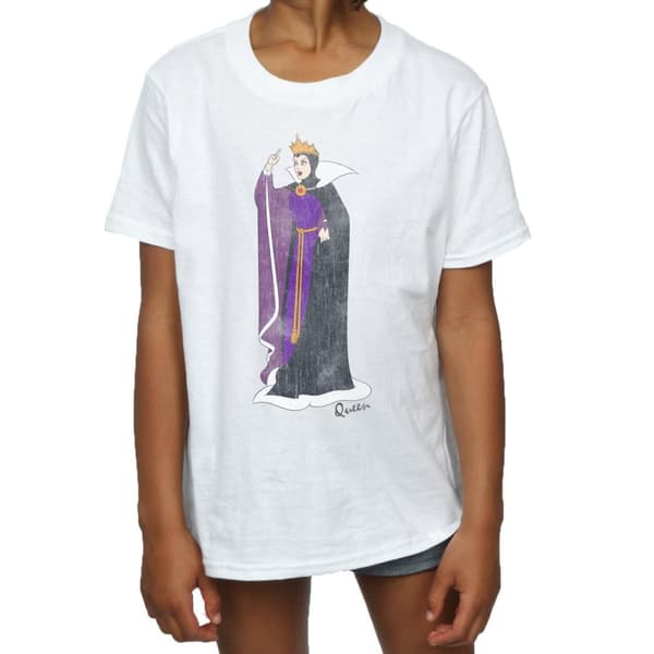 Disney Girls Snow White Classic Evil Queen Grimhilde Cotton T-Shirt