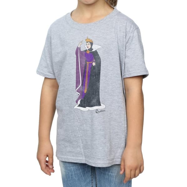 Disney Girls Snow White Classic Evil Queen Grimhilde Cotton T-Shirt
