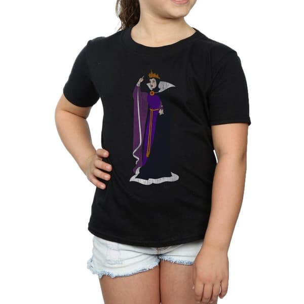 Disney Girls Snow White Classic Evil Queen Grimhilde Cotton T-Shirt