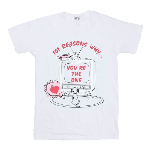 Disney 101 Dalmatiner TV T-shirt i bomull för flickor
