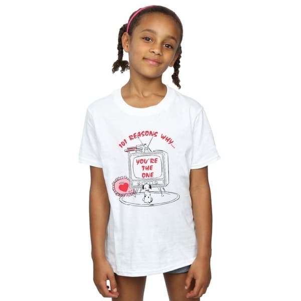 Disney 101 Dalmatiner TV T-shirt i bomull för flickor