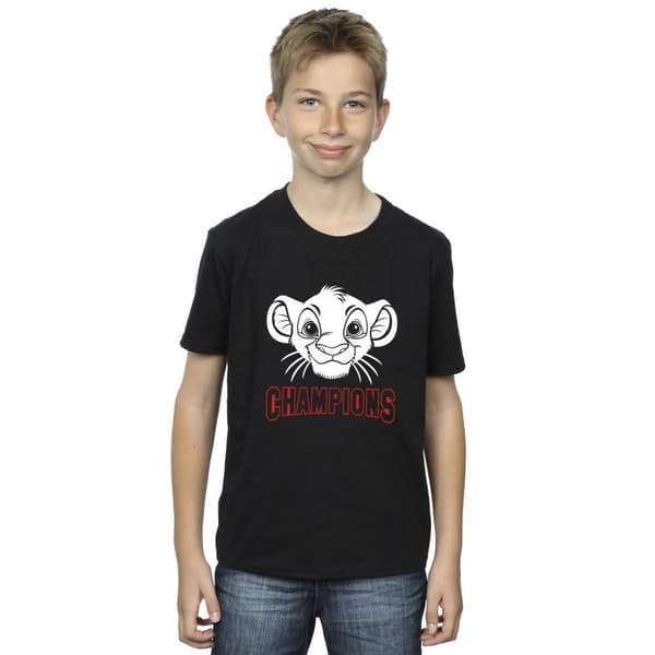 Disney Pojkar Lejonkungen Simba Face Champion T-shirt