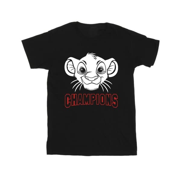 Disney Pojkar Lejonkungen Simba Face Champion T-shirt