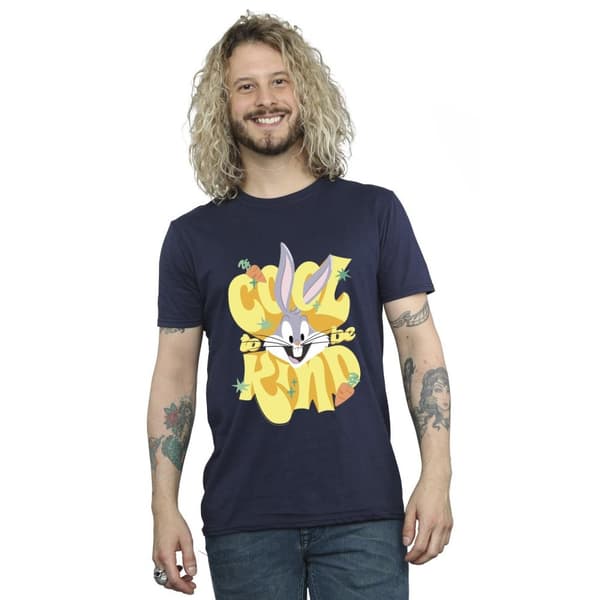 Looney Tunes Mens Bugs Cool To Be Kind T-Shirt