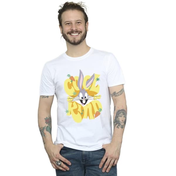 Looney Tunes Mens Bugs Cool To Be Kind T-Shirt