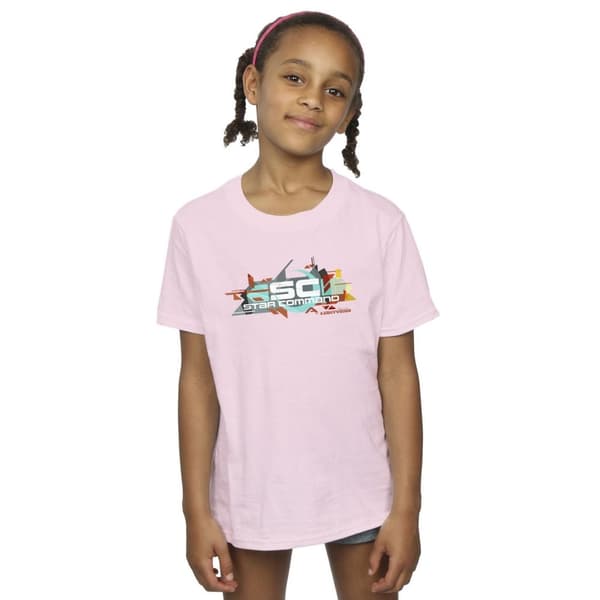 Disney Girls Lightyear Star Command Graphic Title Cotton T-Shirt