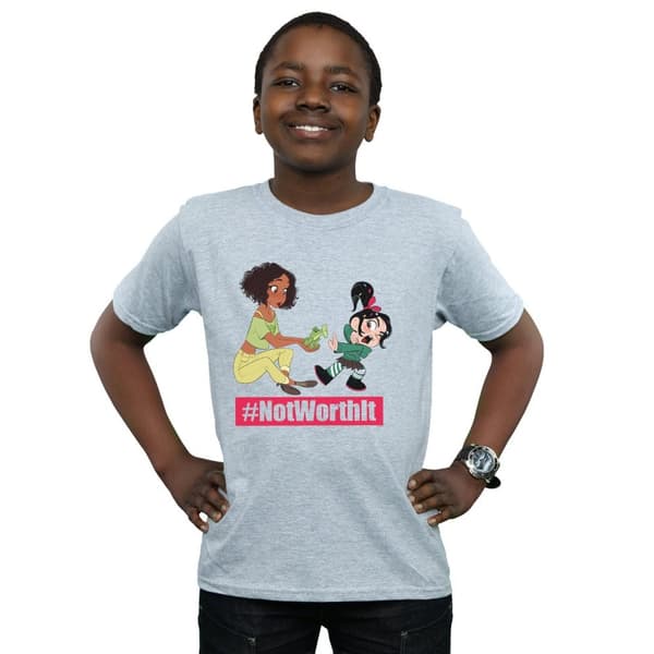 Disney Wreck It Ralph Tiana och Vanellope T-shirt för pojkar