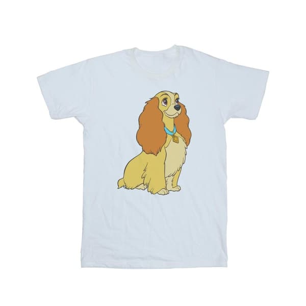 Disney Girls Lady And The Tramp Lady Spaghetti Heart T-shirt i bomull
