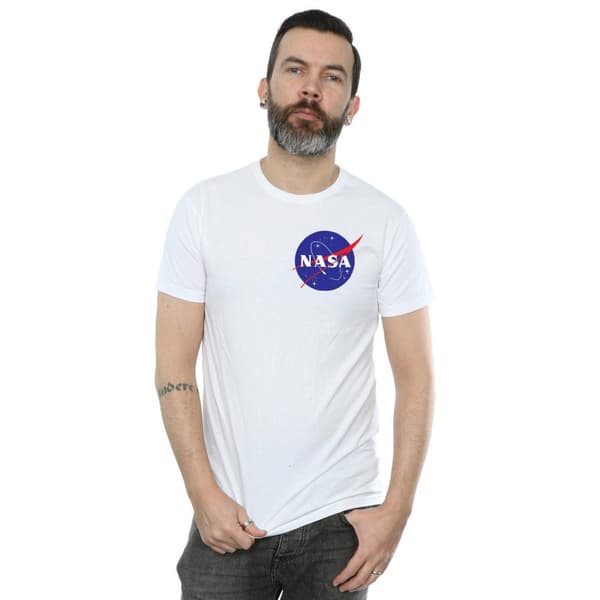 NASA Mens Classic Insignia Chest Logo T-Shirt