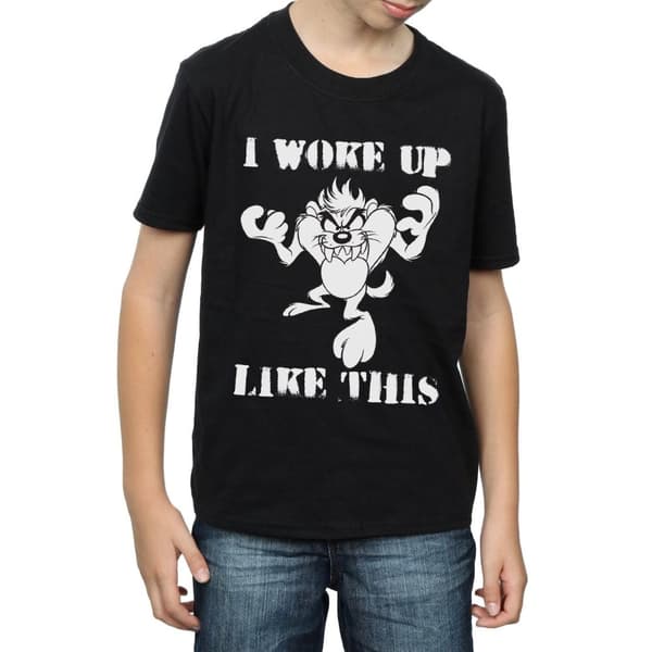 Looney Tunes Boys Taz I Woke Up Like This T-Shirt