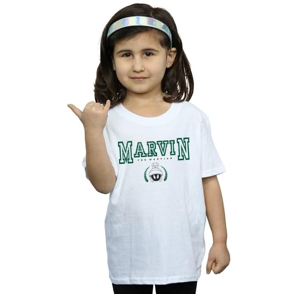Looney Tunes Girls Marvin The Martian Cotton T-Shirt