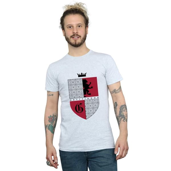 Harry Potter Mens Gryffindor Shield T-Shirt