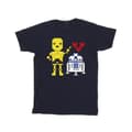 Miniatyrbild 1 av 3: Star Wars Hjärta-robot-T-shirt för herrar