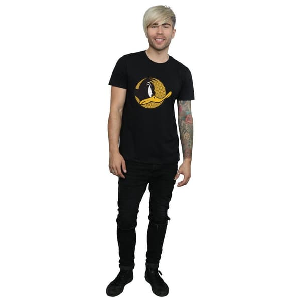 Looney Tunes Mens Daffy Duck Dotted Profile T-Shirt