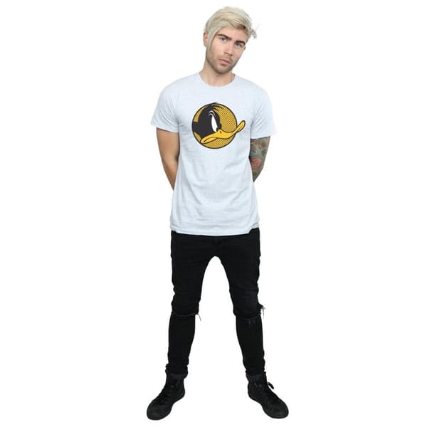 Looney Tunes Mens Daffy Duck Dotted Profile T-Shirt