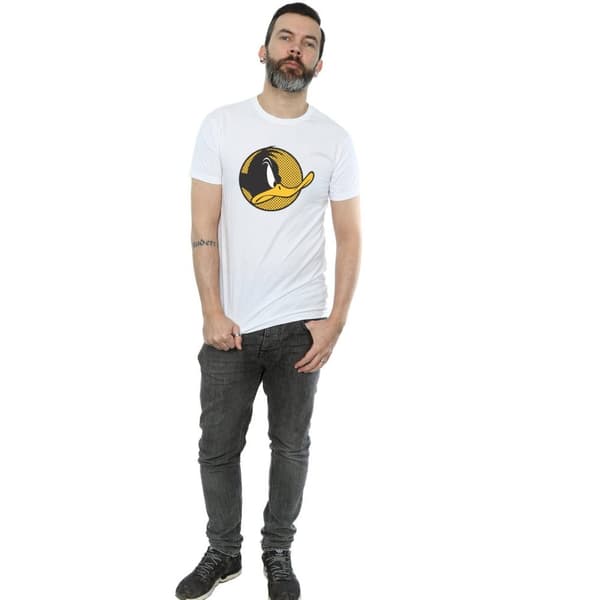 Looney Tunes Mens Daffy Duck Dotted Profile T-Shirt