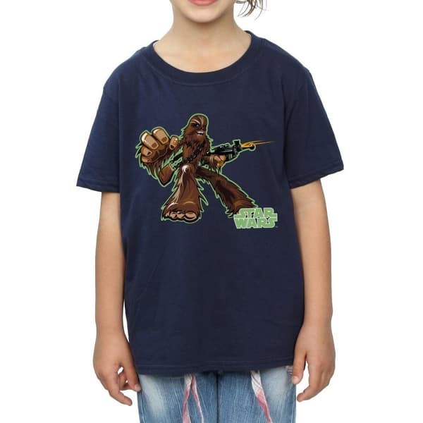 Star Wars Chewbacca t-shirt i bomull för flickor