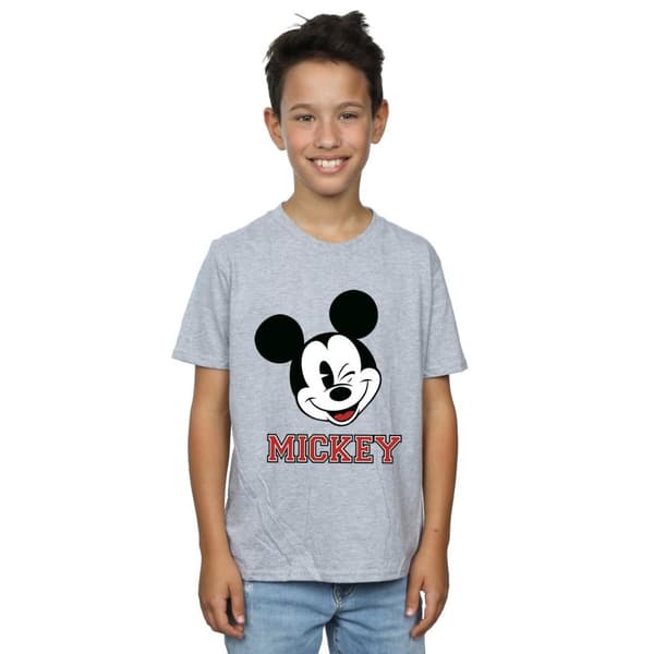Disney T-shirt med Musse Pigg-ansikte för pojkar