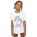 Miniatyrbild 3 av 4: Disney Bambi Thumper - Linjeteckning - T-shirt i bomull för flickor