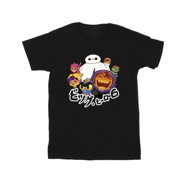 Disney Pojkar Big Hero 6 Baymax Group Manga T-shirt