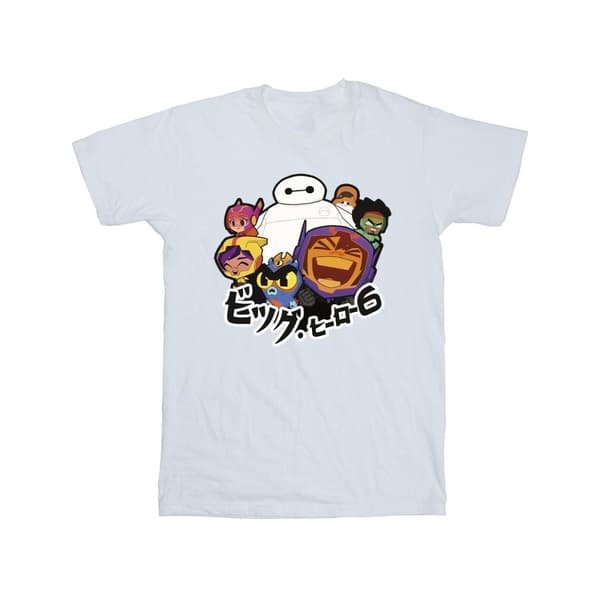 Disney Pojkar Big Hero 6 Baymax Group Manga T-shirt
