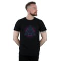 Miniatyrbilde 2 av 5: Harry Potter Mens Neon Deathly Hallows T-Shirt