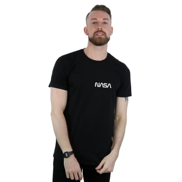 NASA Mens Modern Logo Chest T-Shirt