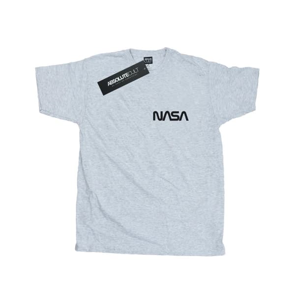 NASA Mens Modern Logo Chest T-Shirt
