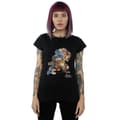 Miniatyrbild 2 av 3: Disney Dam/Tjej Skönheten och odjuret Beast Sketch Bomulls-T-shirt