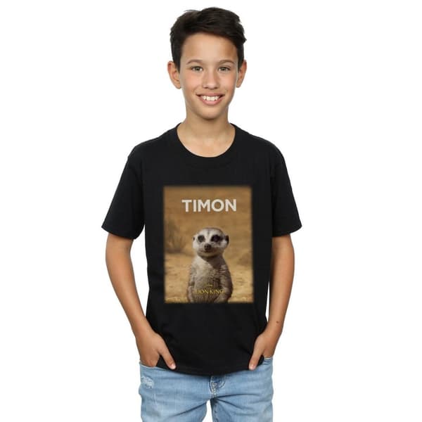 Disney Pojkar Lejonkungen - Timon - T-shirt med affisch