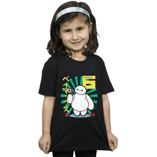 Disney Girls Big Hero 6 Baymax Lollypop Cotton T-Shirt
