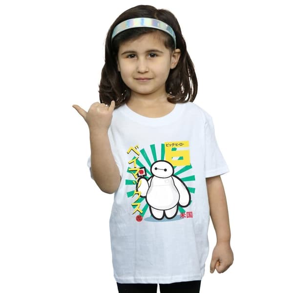 Disney Big Hero 6 Baymax Lollypop bomulls-T-shirt för flickor