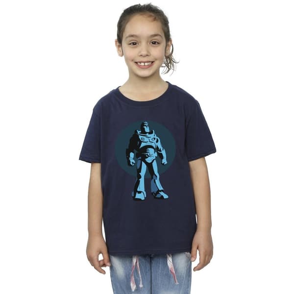 Disney Girls Lightyear Buzz Standing Circle Cotton T-Shirt