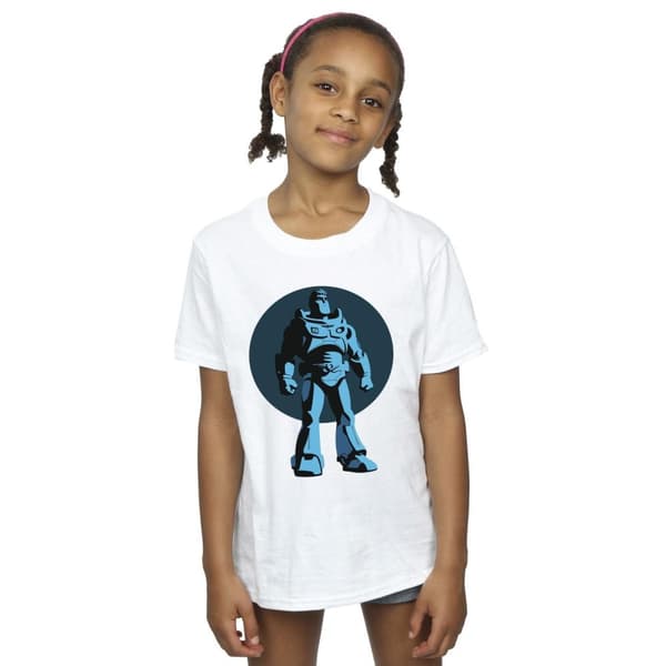 Disney Girls Lightyear Buzz Standing Circle Cotton T-Shirt