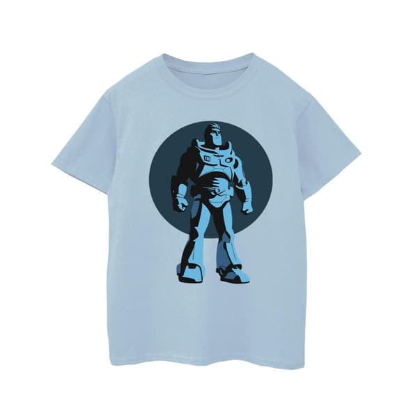 Disney Girls Lightyear Buzz Standing Circle Cotton T-Shirt