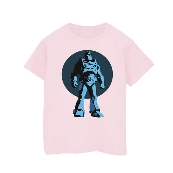 Disney Girls Lightyear Buzz Standing Circle Cotton T-Shirt