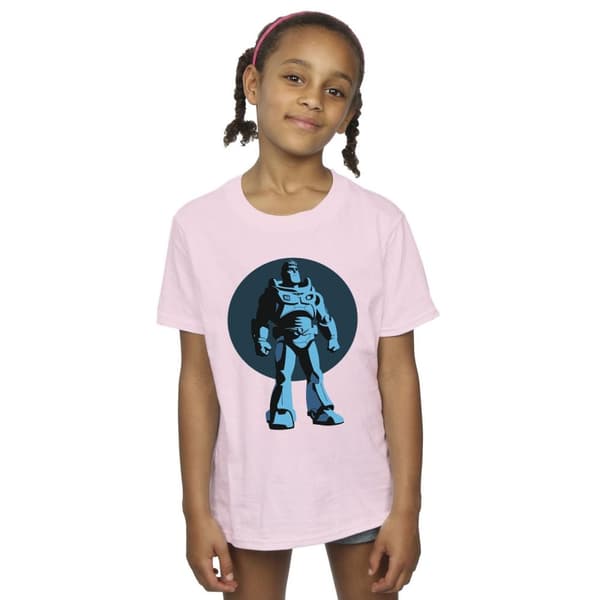 Disney T-shirt i bomull för flickor Lightyear Buzz Standing Circle