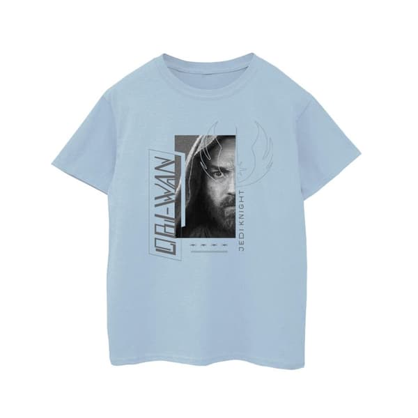 Star Wars Flickor Obi-Wan Kenobi Jedi SciFi Collage Bomulls-T-shirt