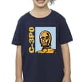 Pikkukuva 3 / 4: Star Wars Girls C3PO Line Art Cotton T-Shirt