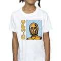 Pikkukuva 3 / 4: Star Wars Girls C3PO Line Art Cotton T-Shirt
