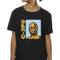 Pikkukuva 3 / 4: Star Wars Girls C3PO Line Art Cotton T-Shirt