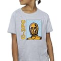 Pikkukuva 3 / 4: Star Wars Girls C3PO Line Art Cotton T-Shirt